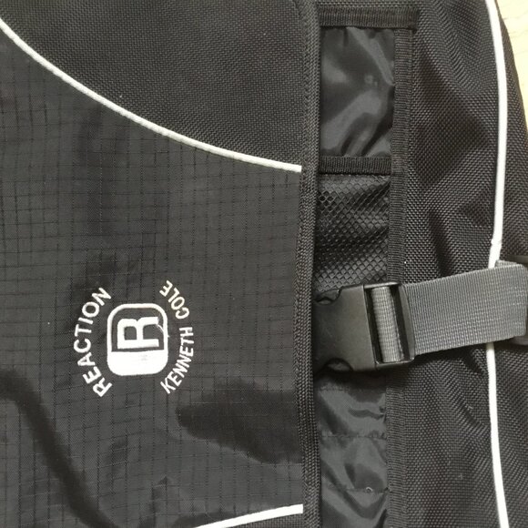 KENNETH COLE REACTION Briefcase Messenger Bag Laptop Nylon Crossbody Business - Picture 4 of 8